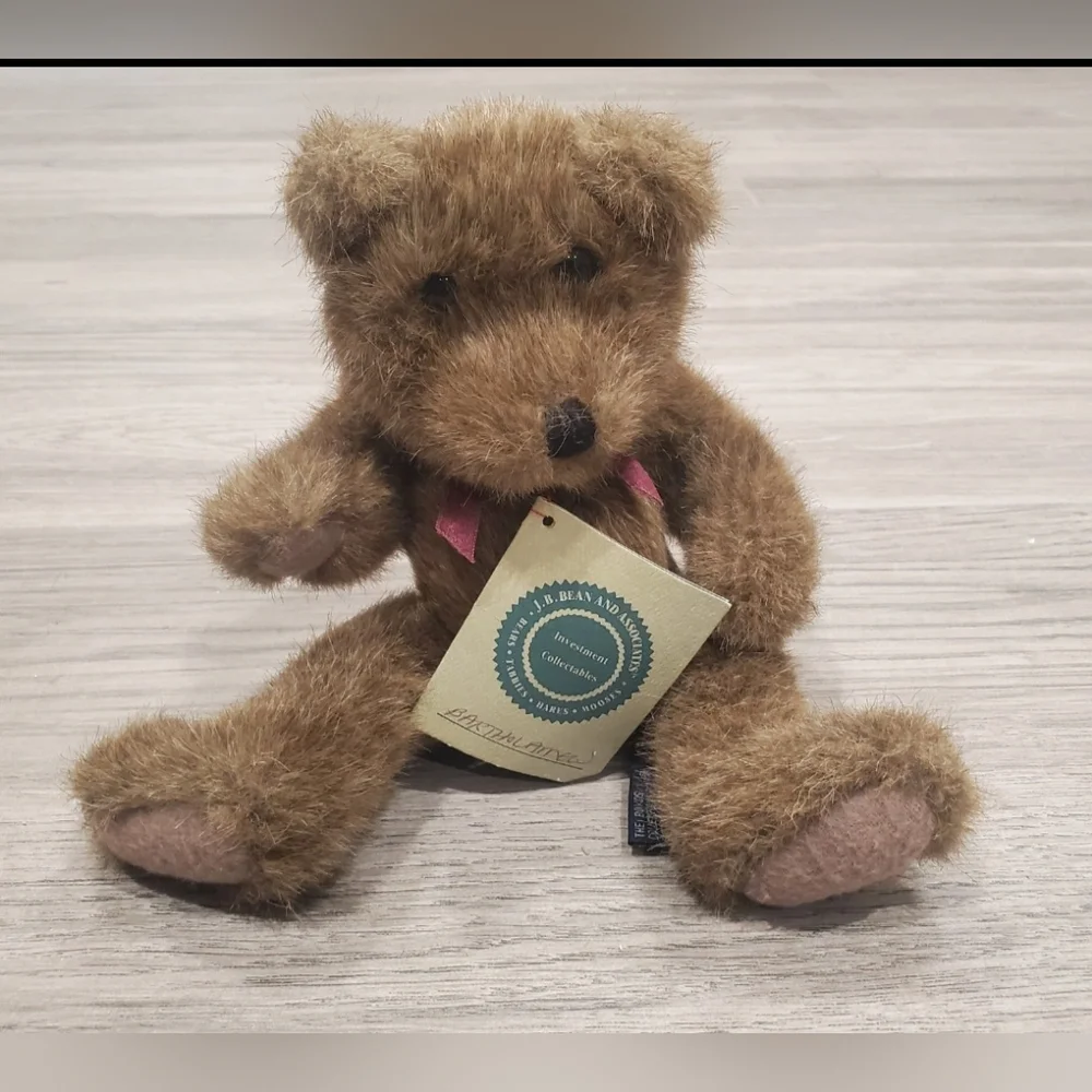Boyds Bears Vintage Teddy Bear J. B. Bean & Associates Retired Soft Plush